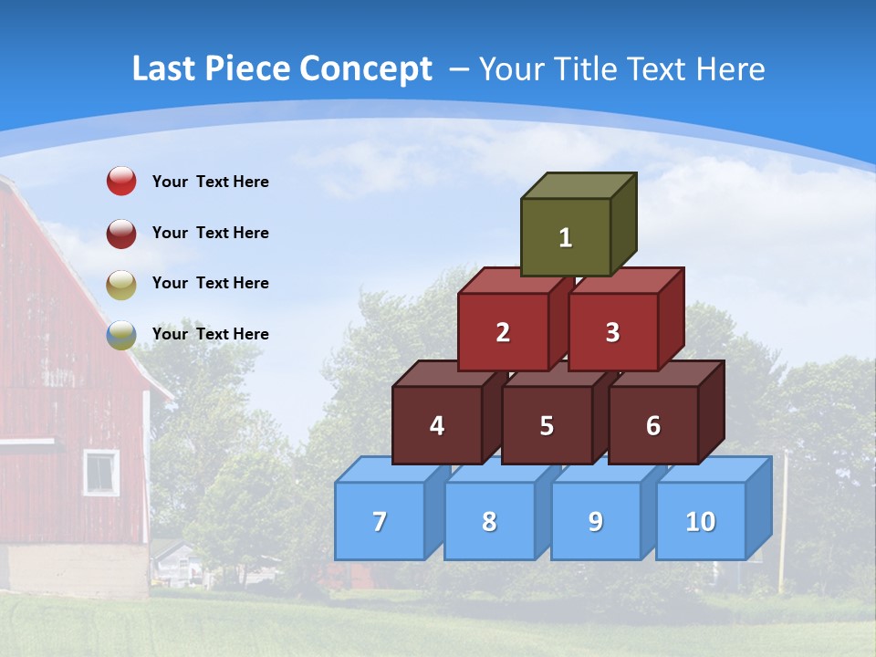 Winter Rural Scene PowerPoint Template