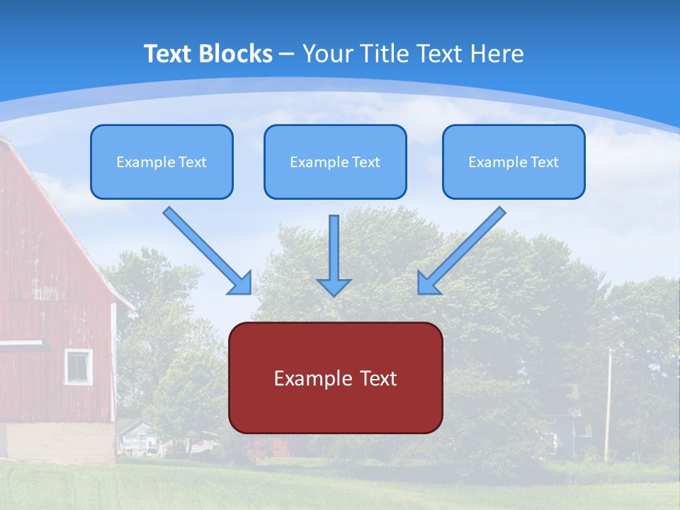 Winter Rural Scene PowerPoint Template