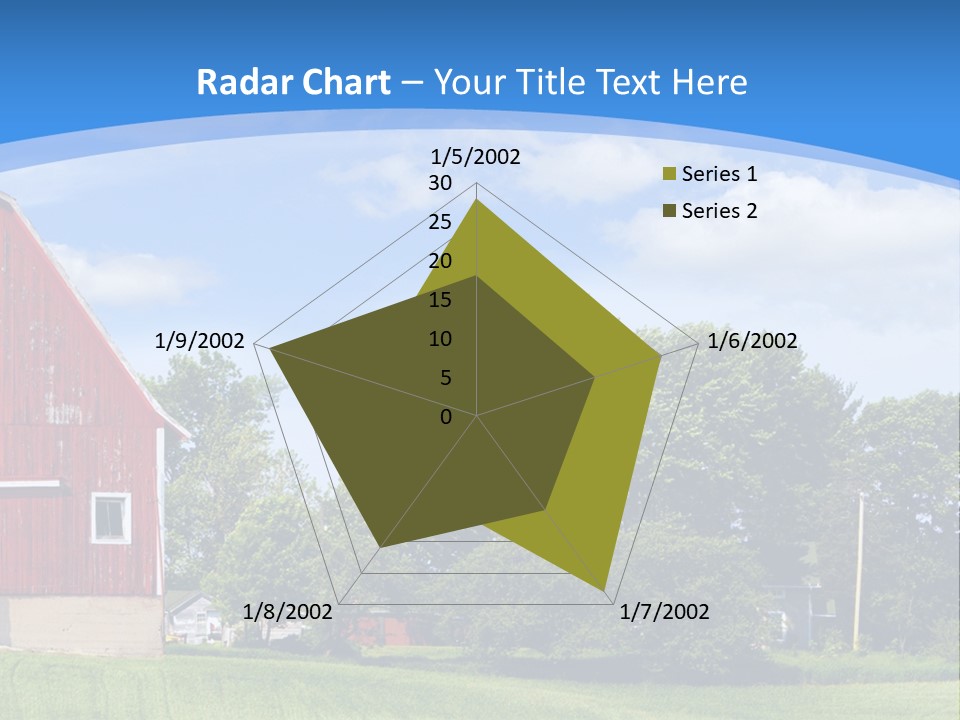 Winter Rural Scene PowerPoint Template