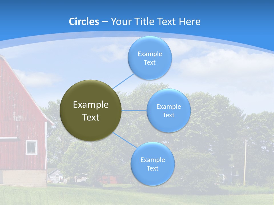 Winter Rural Scene PowerPoint Template