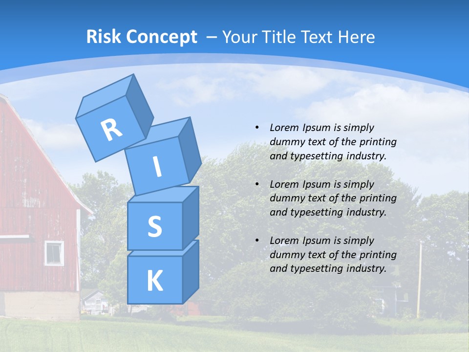 Winter Rural Scene PowerPoint Template