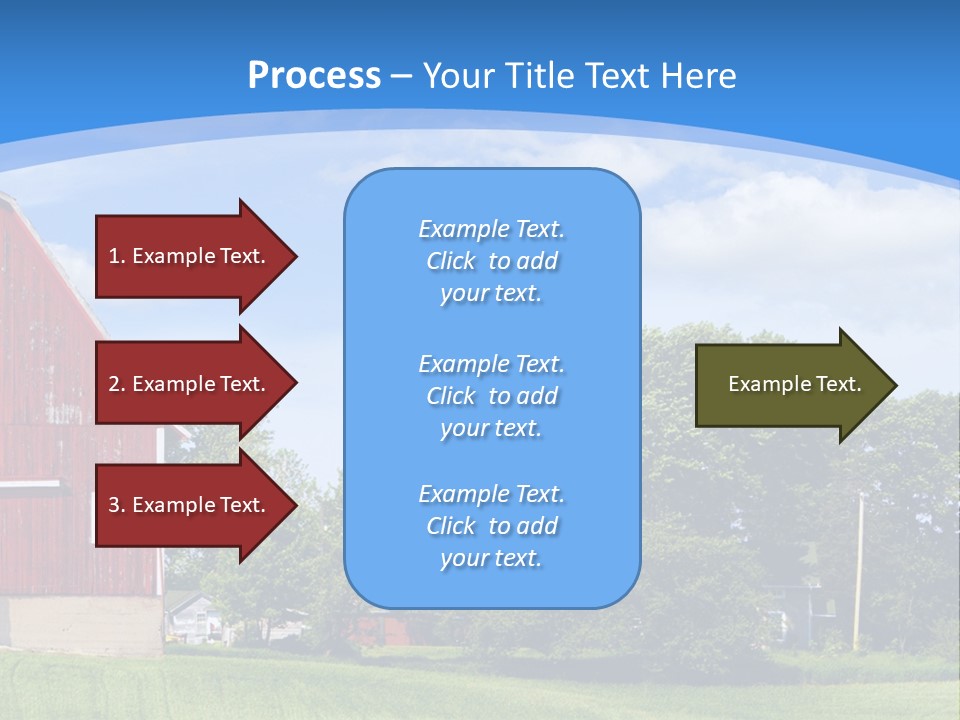 Winter Rural Scene PowerPoint Template