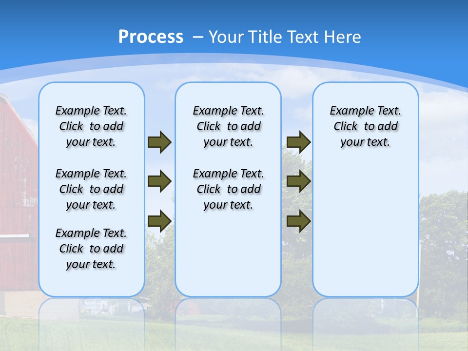 Winter Rural Scene PowerPoint Template