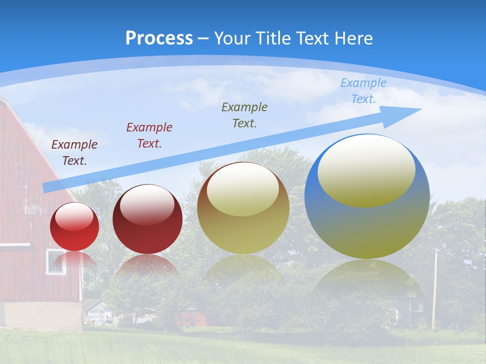 Winter Rural Scene PowerPoint Template