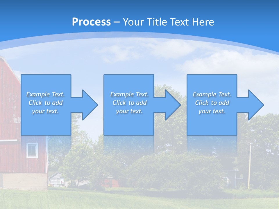 Winter Rural Scene PowerPoint Template