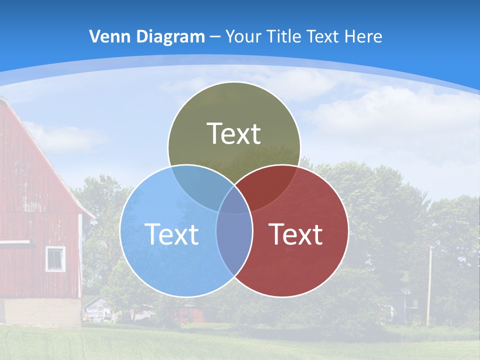 Winter Rural Scene PowerPoint Template