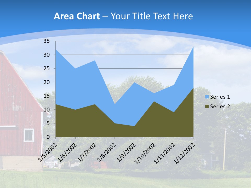 Winter Rural Scene PowerPoint Template