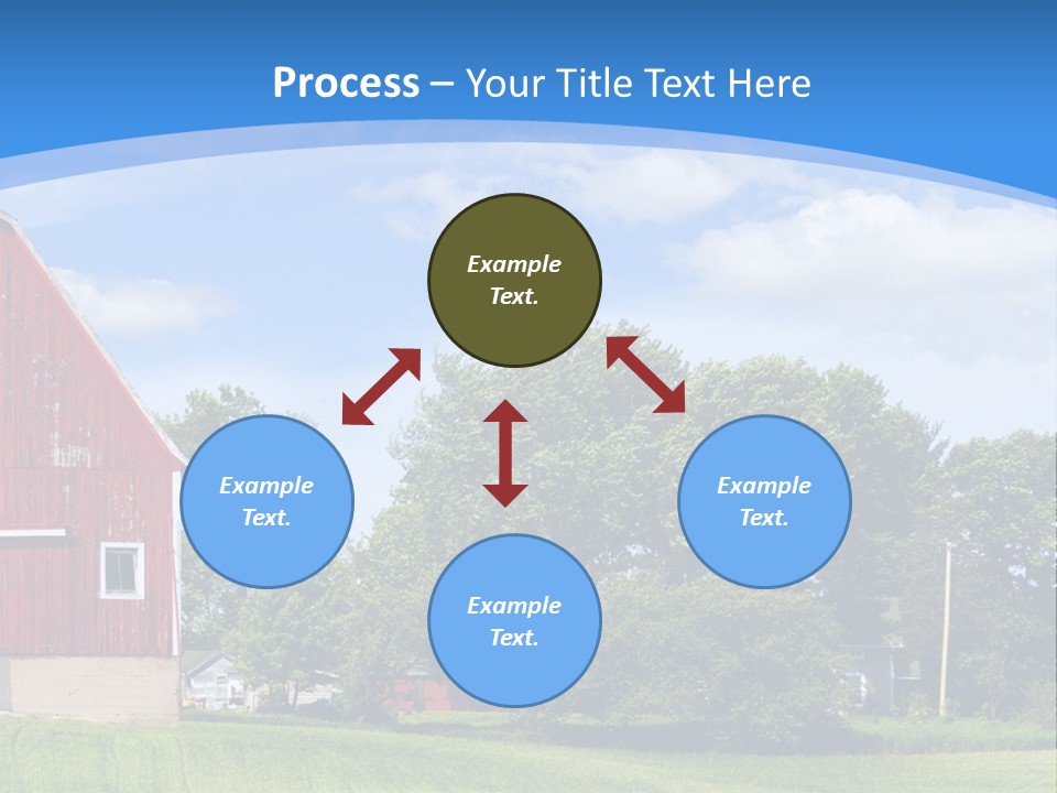 Winter Rural Scene PowerPoint Template