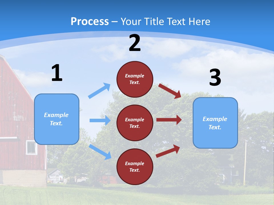 Winter Rural Scene PowerPoint Template