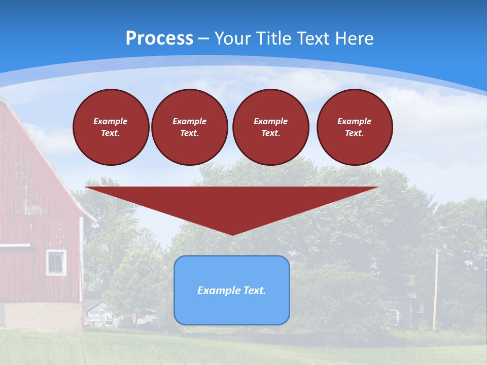 Winter Rural Scene PowerPoint Template
