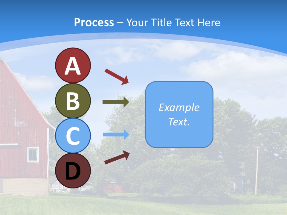 Winter Rural Scene PowerPoint Template