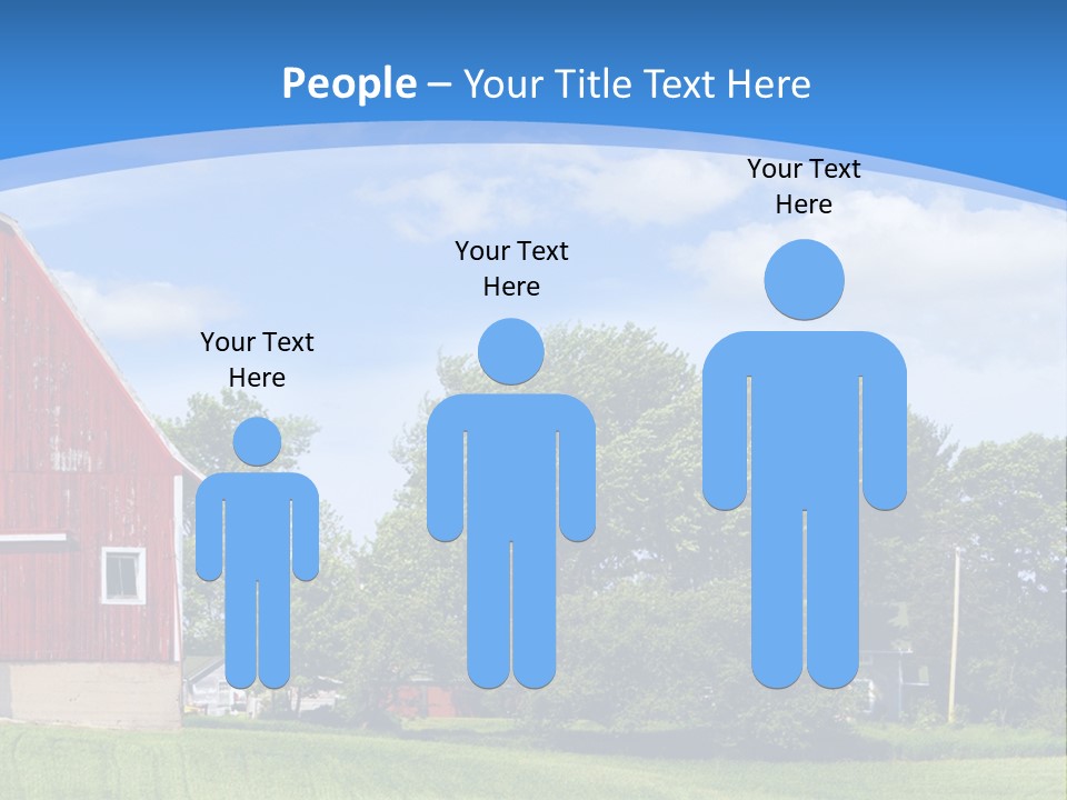 Winter Rural Scene PowerPoint Template