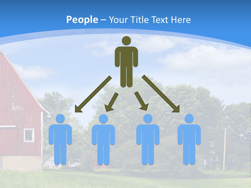 Winter Rural Scene PowerPoint Template