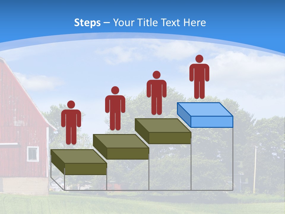 Winter Rural Scene PowerPoint Template