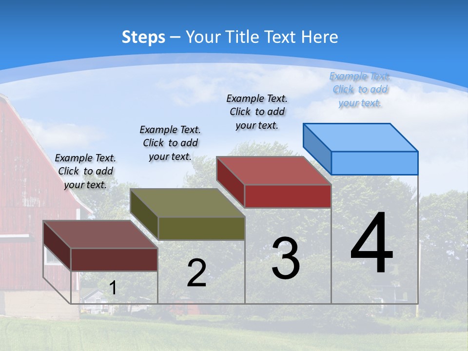 Winter Rural Scene PowerPoint Template