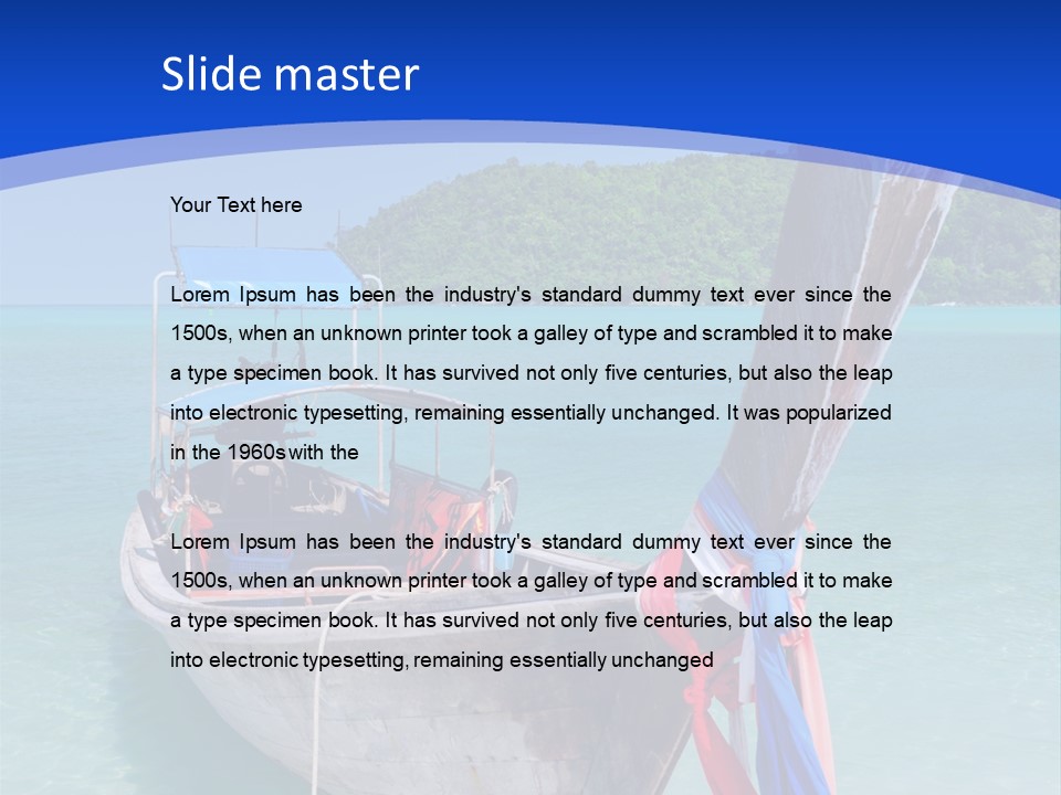 Culture Sky Thai PowerPoint Template