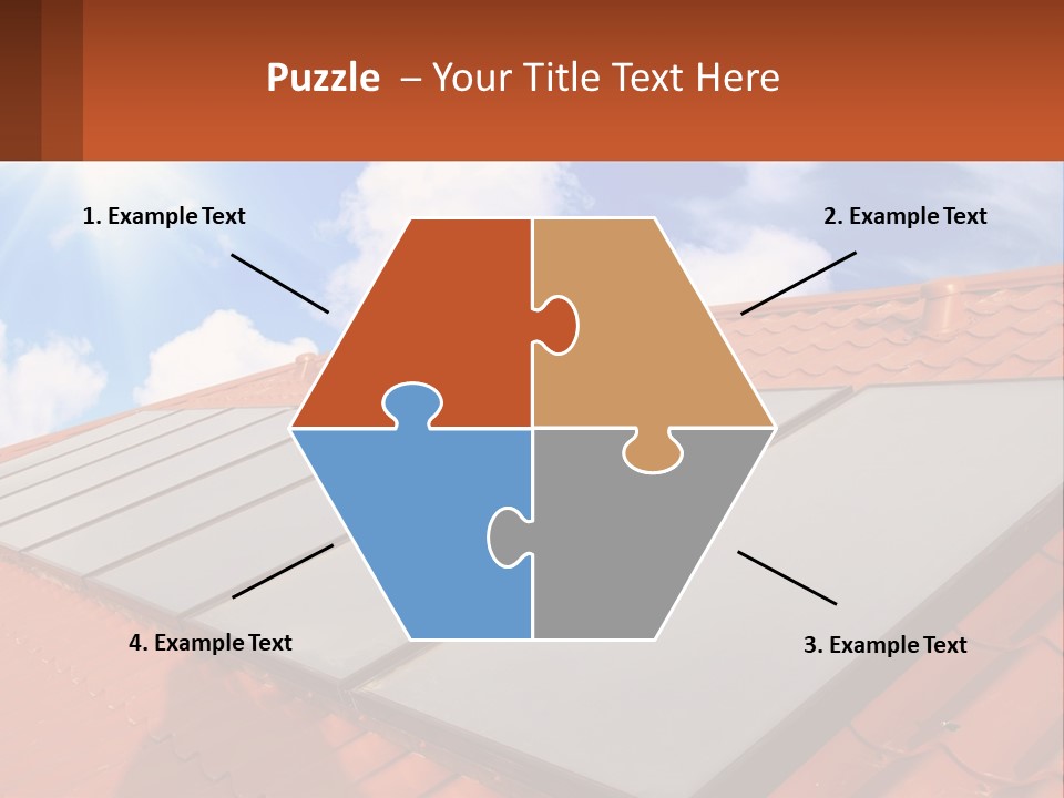 Technology Geliosystem Clouds PowerPoint Template