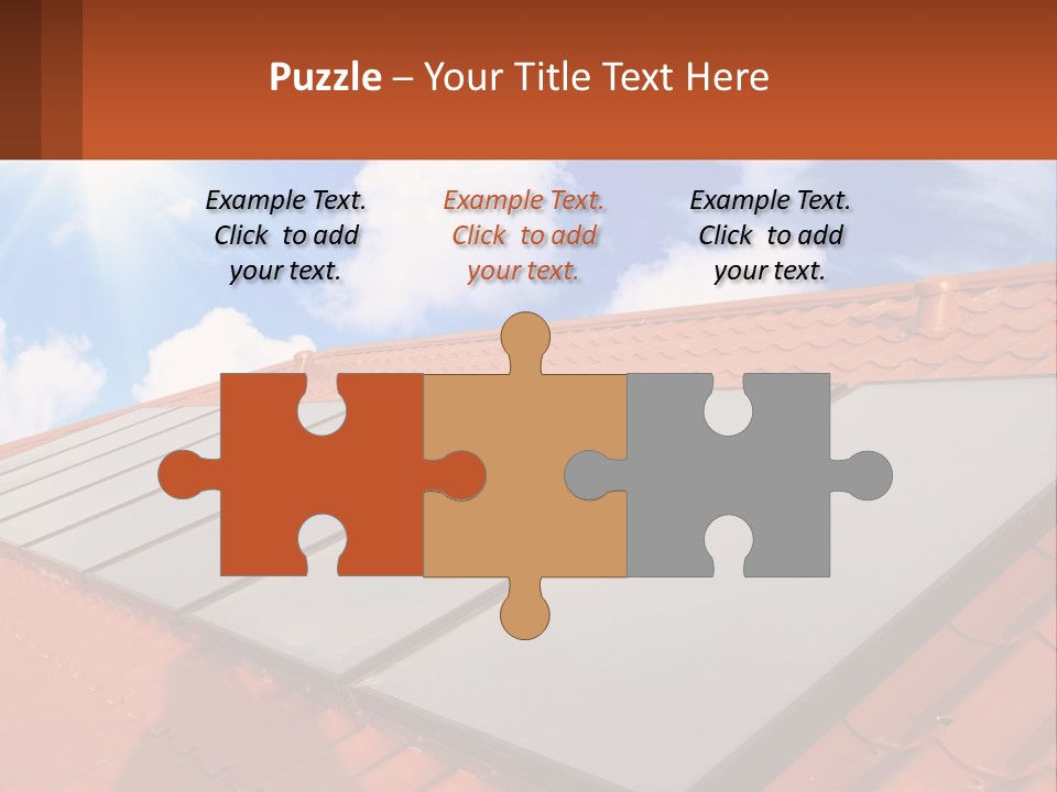 Technology Geliosystem Clouds PowerPoint Template