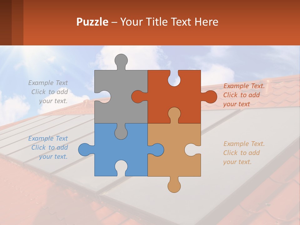 Technology Geliosystem Clouds PowerPoint Template