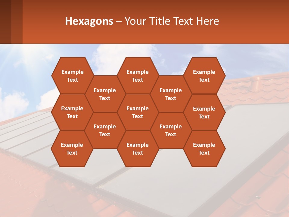 Technology Geliosystem Clouds PowerPoint Template
