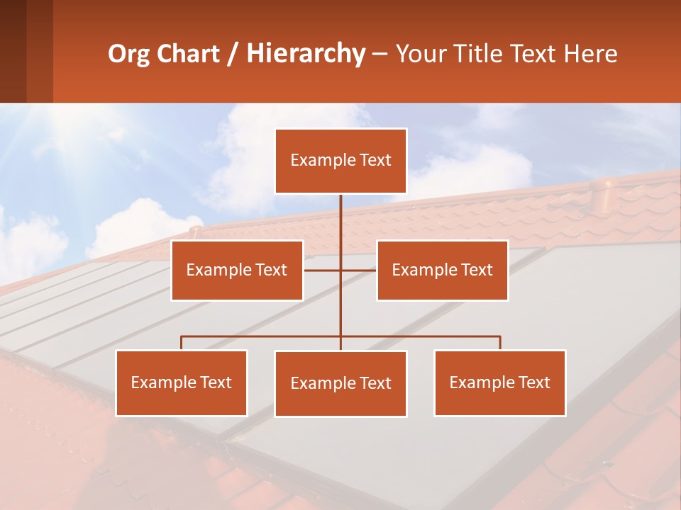Technology Geliosystem Clouds PowerPoint Template