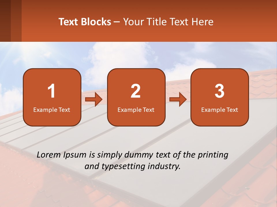 Technology Geliosystem Clouds PowerPoint Template