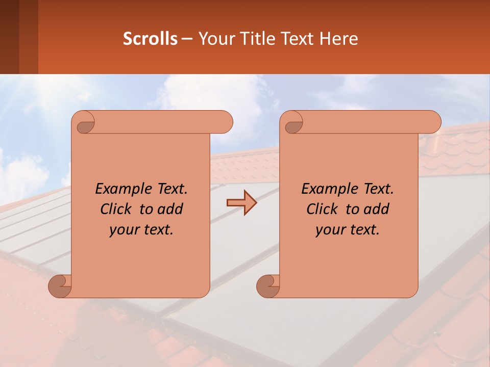Technology Geliosystem Clouds PowerPoint Template