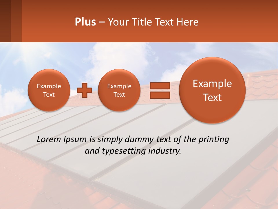 Technology Geliosystem Clouds PowerPoint Template