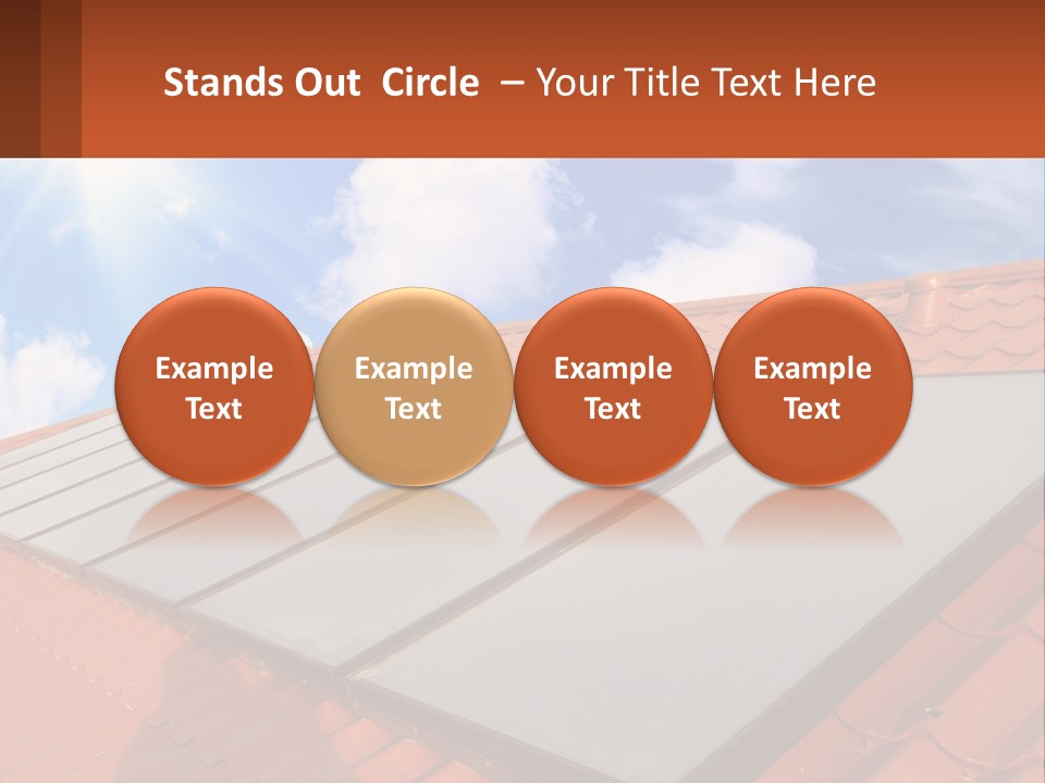 Technology Geliosystem Clouds PowerPoint Template