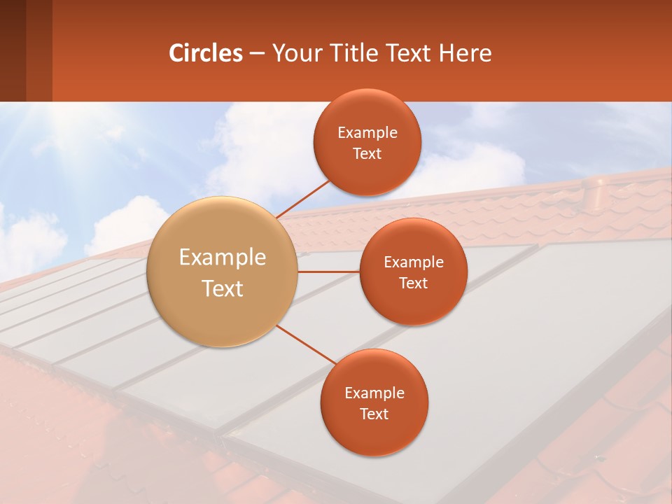Technology Geliosystem Clouds PowerPoint Template