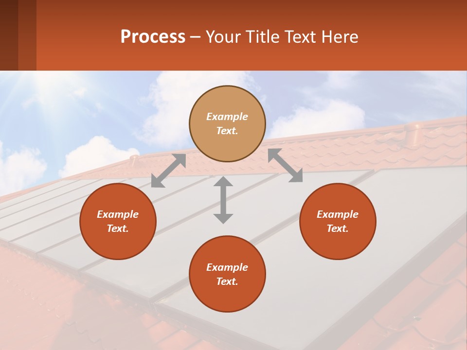 Technology Geliosystem Clouds PowerPoint Template