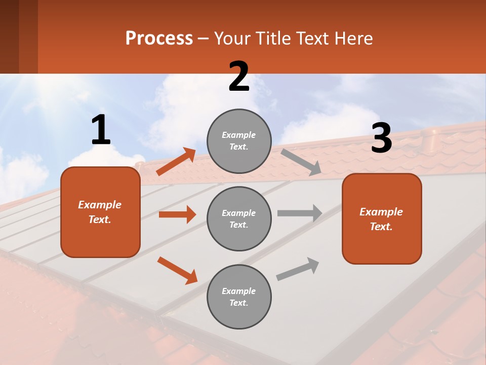 Technology Geliosystem Clouds PowerPoint Template