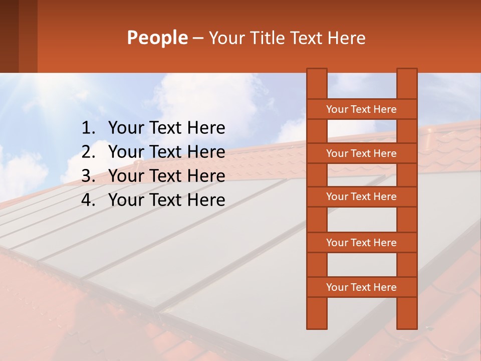 Technology Geliosystem Clouds PowerPoint Template