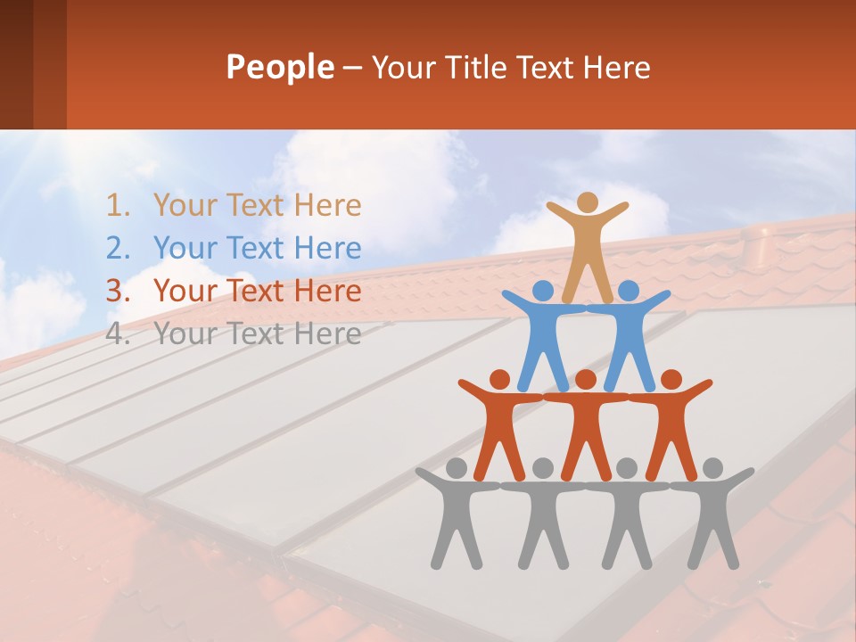 Technology Geliosystem Clouds PowerPoint Template