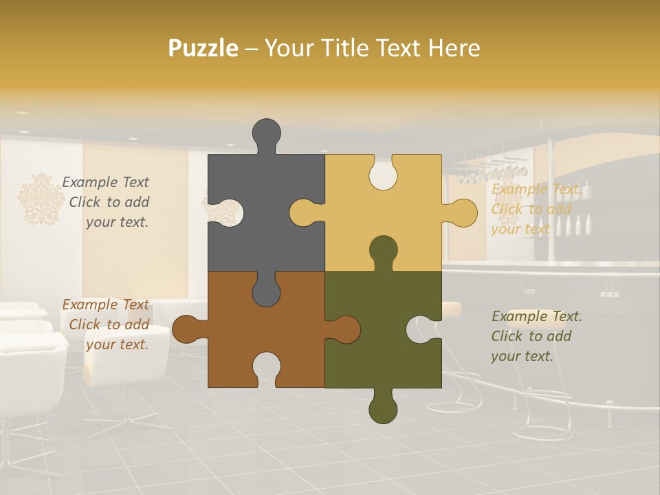 Black Yellow Design PowerPoint Template