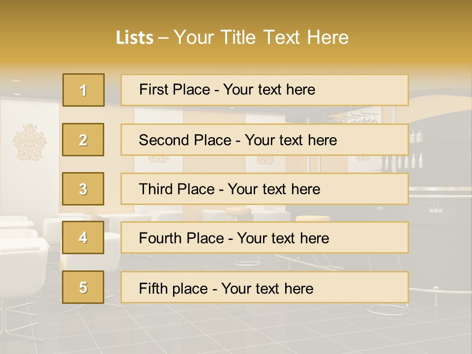 Black Yellow Design PowerPoint Template