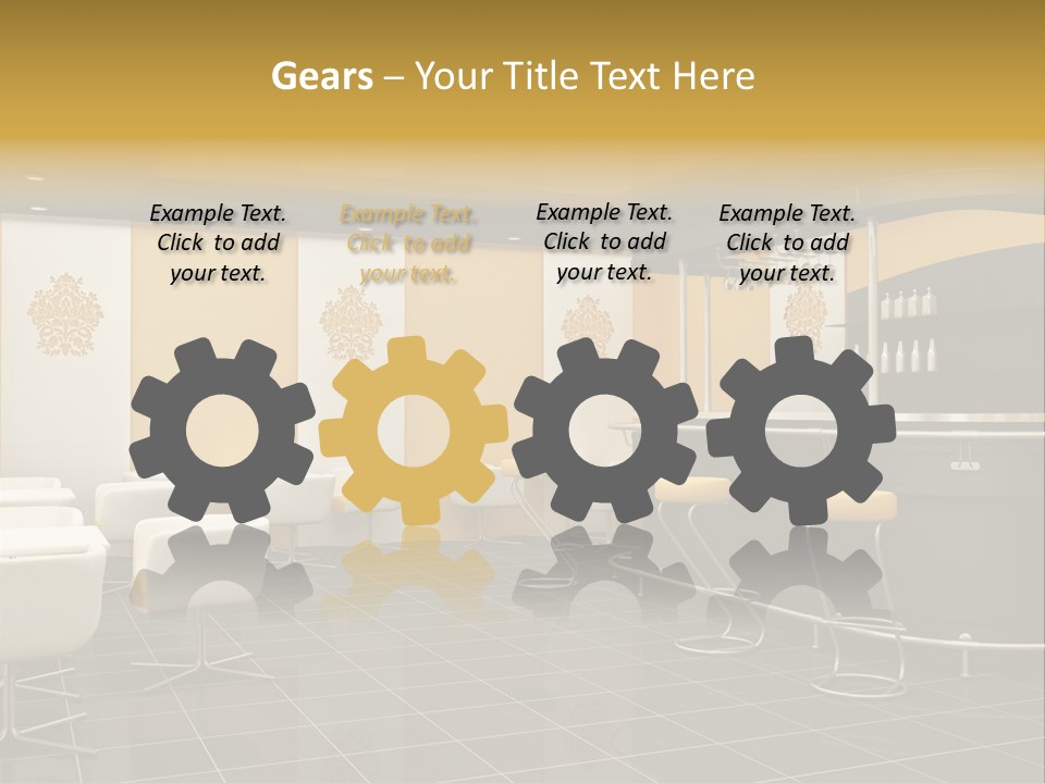 Black Yellow Design PowerPoint Template