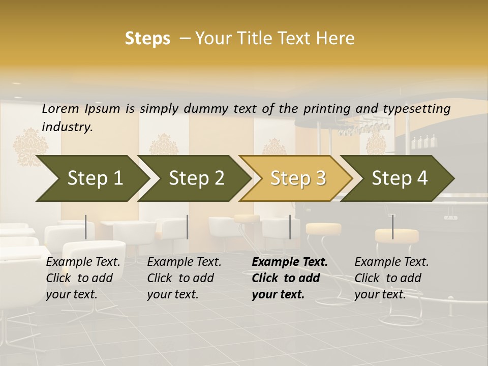 Black Yellow Design PowerPoint Template