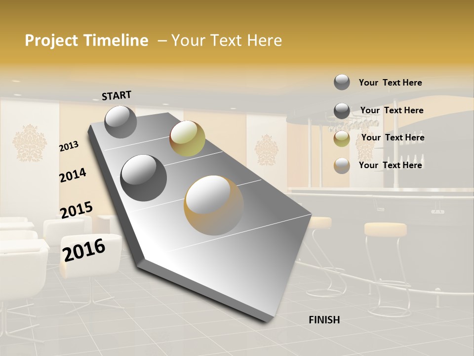 Black Yellow Design PowerPoint Template
