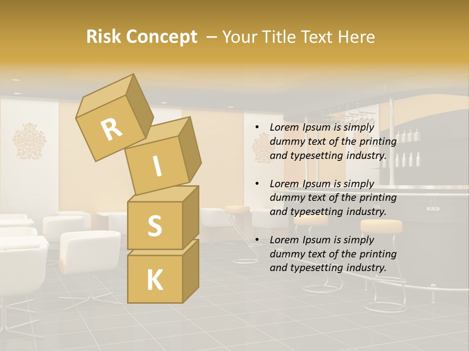 Black Yellow Design PowerPoint Template