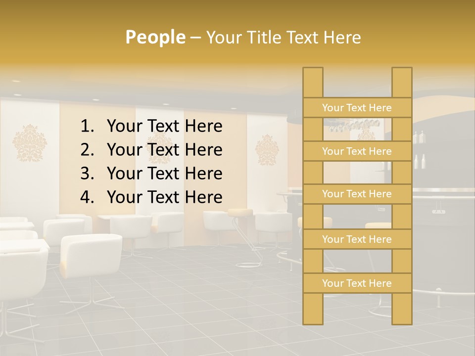 Black Yellow Design PowerPoint Template
