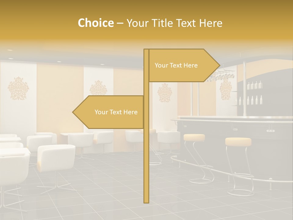 Black Yellow Design PowerPoint Template
