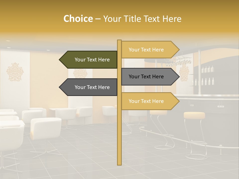 Black Yellow Design PowerPoint Template