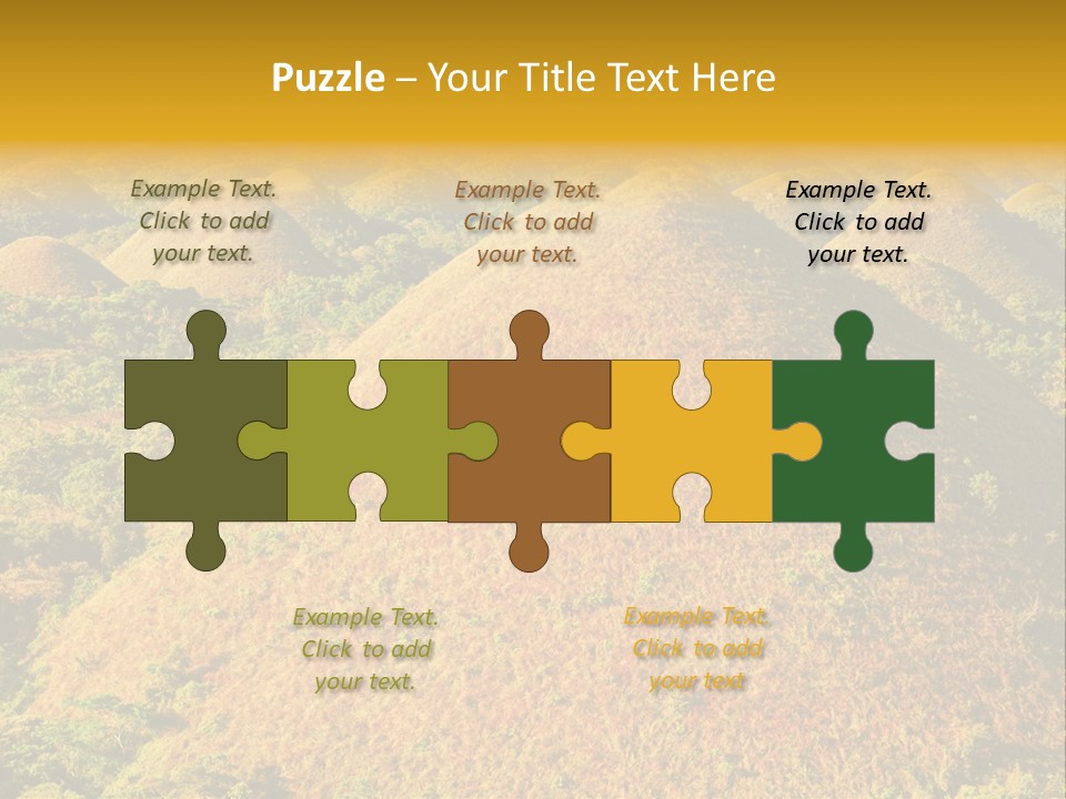 Peaceful Outdoor Tourist PowerPoint Template