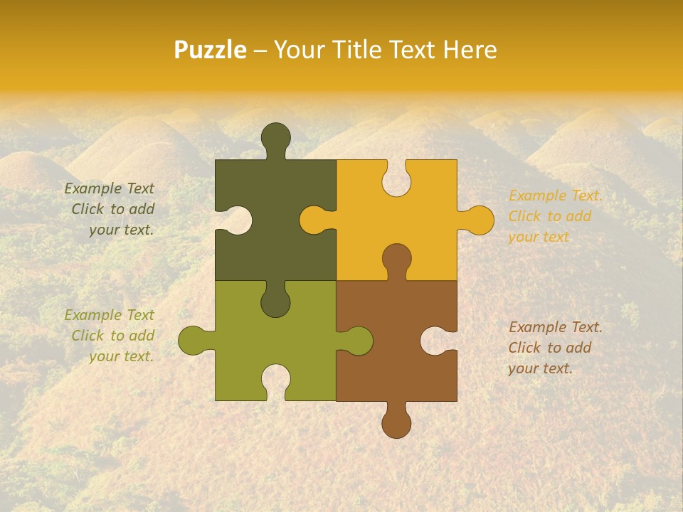 Peaceful Outdoor Tourist PowerPoint Template