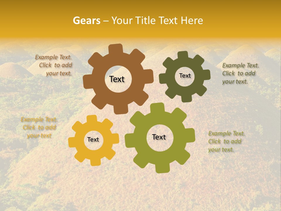 Peaceful Outdoor Tourist PowerPoint Template