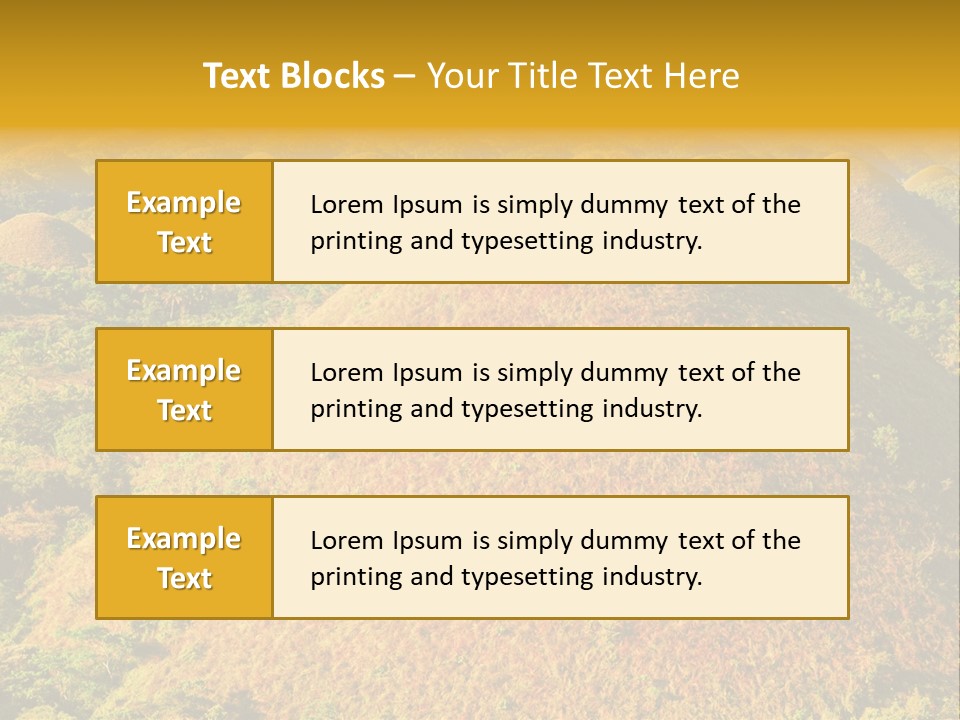 Peaceful Outdoor Tourist PowerPoint Template
