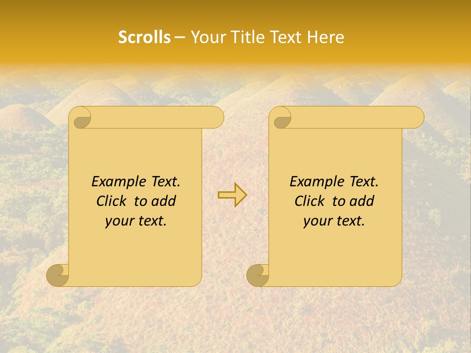 Peaceful Outdoor Tourist PowerPoint Template