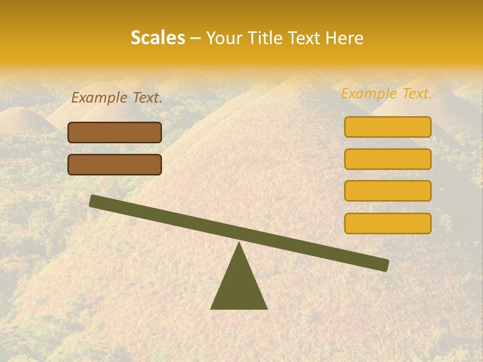 Peaceful Outdoor Tourist PowerPoint Template