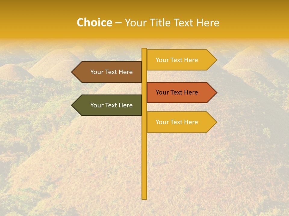 Peaceful Outdoor Tourist PowerPoint Template